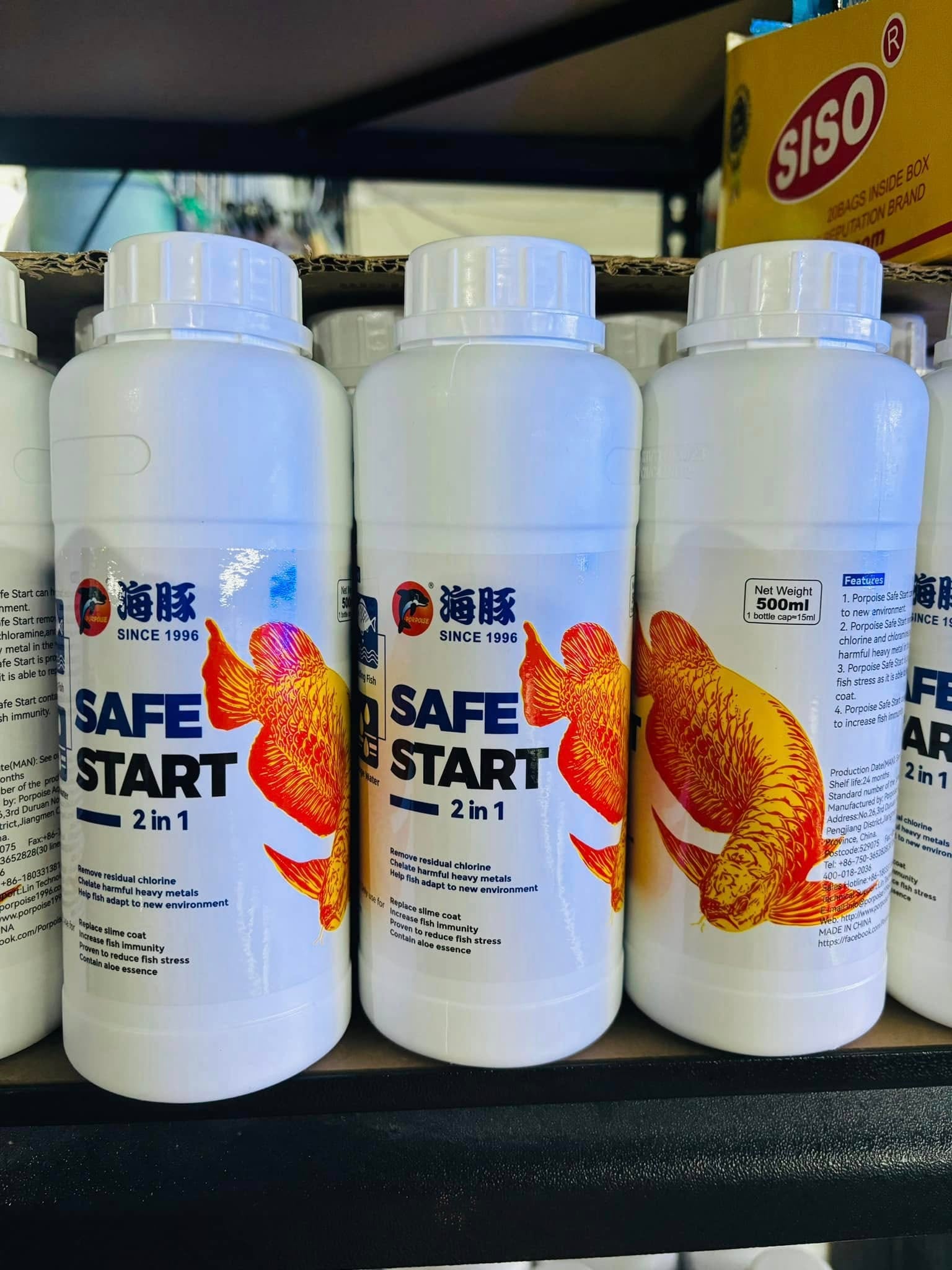 Porpoise Safe Start 2 in 1 Water Conditioner 500ml
